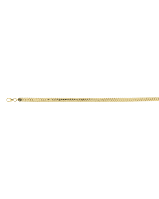 9CT Y/G HERRINGBONE 4.20m/18cm